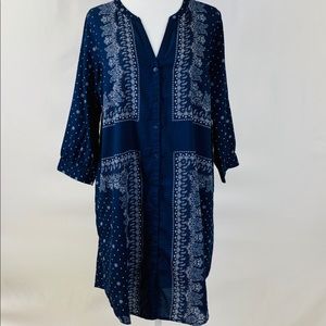 Old Navy Button-down Shirt Dress, Size Large